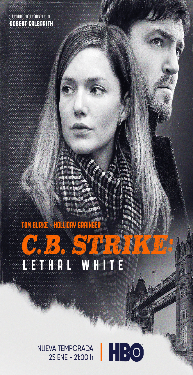 C.B. STRIKE: LETHAL WHITE, la miniserie basada en las novelas de detectives escritas por J.K. Rowling (HARRY POTTER)